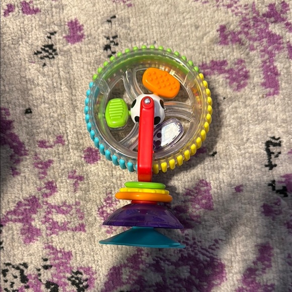 Sassy Wonder Wheel Spinning High Chair Tray Toy - Picture 2 of 7